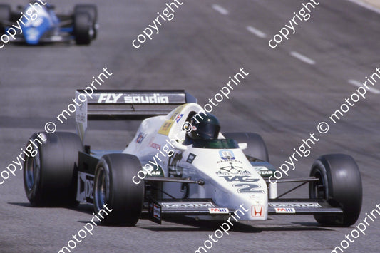 1983 SS SA GP 2 Jacques Laffite Williams Honda FW09 (Courtesy Roger Swan) (2)