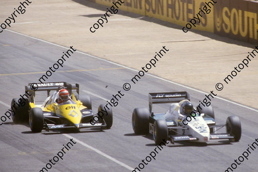 1983 SS SA GP 2 Jacques Lafitte 16 Eddie Cheever  (Courtesy Roger Swan)