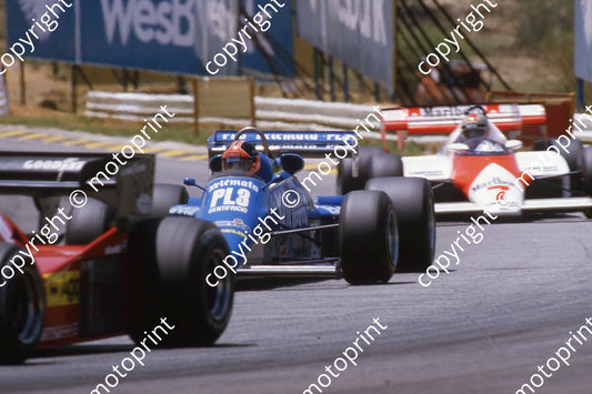 1983 SS SA GP 32 Piercarlo Ghinzani Osella 7 John Watson McLaren MP4-1E (Courtesy Roger Swan)180