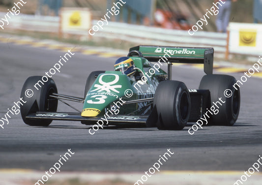 1983 SS SA GP 3 Michele Alboreto Tyrrell 012 (Colin Watling Photographic)  (107)