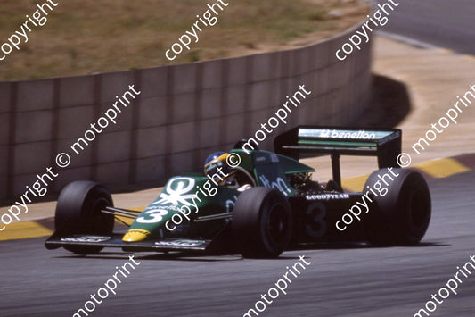 1983 SS SA GP 3 Michele Alboretto Tyrrell 012 (Courtesy Roger Swan) (3)