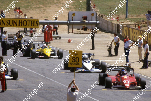 1983 SS SA GP grid countdown 30 seconds (Courtesy Roger Swan) 453
