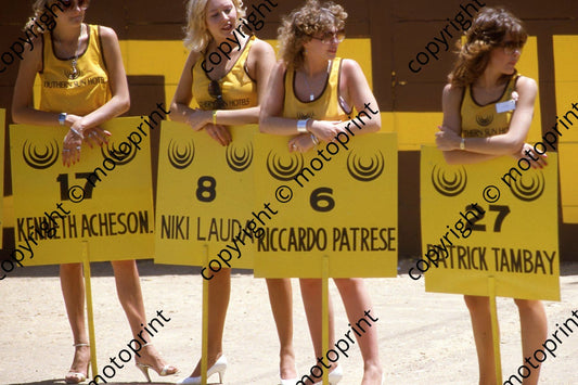 1983 SS SA GP grid girls (Courtesy Roger Swan) 434