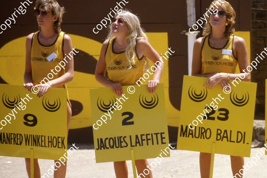 1983 SS SA GP grid girls spot the deliberate mistake  (Courtesy Roger Swan)433