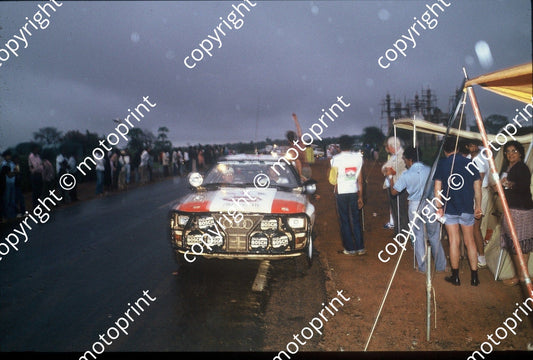 1983 Safari 10 Vic Preston jnr, John Lyall Audi Quattro A1 night control (courtesy Roger Swan) (5)