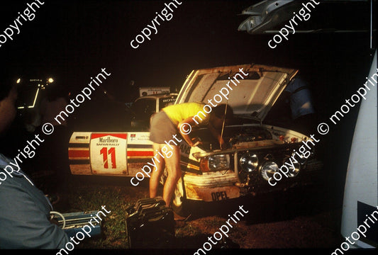1983 Safari 11 Rauno Aaltonen, Lofty Drews Opel Ascona 400 night service (courtesy Roger Swan) (4)