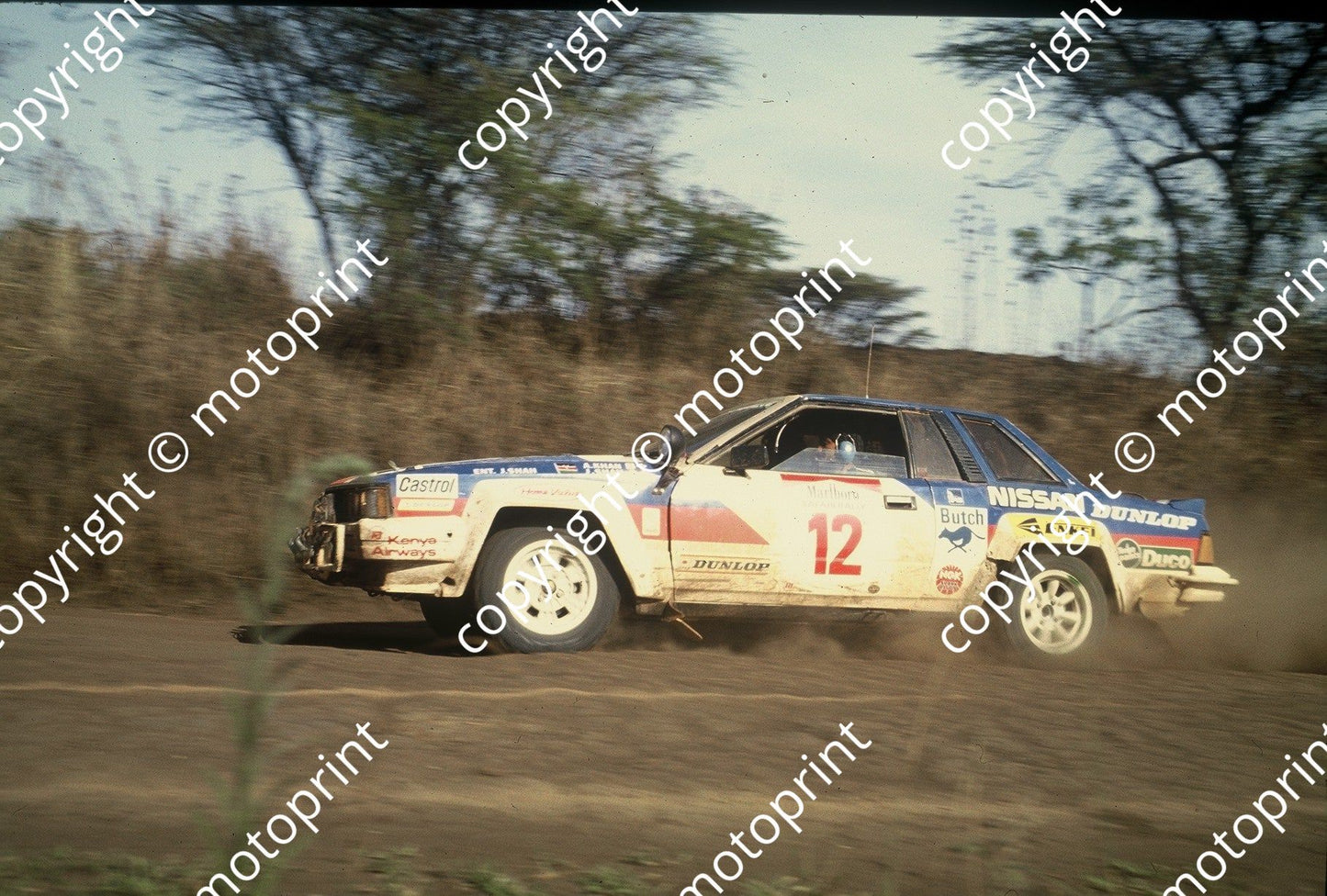 1983 Safari 12 Jayant Shah, Aslam Kahn Nissan 240RS (courtesy Roger Swan) (4)