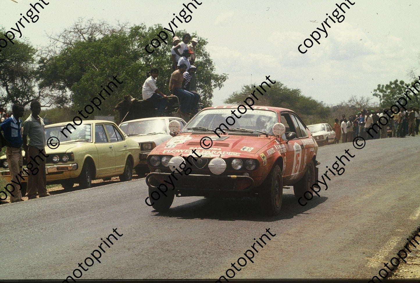 1983 Safari 15 Sandro Munari, Ian Street Alfetta GTV6 (courtesy Roger Swan)  (2)
