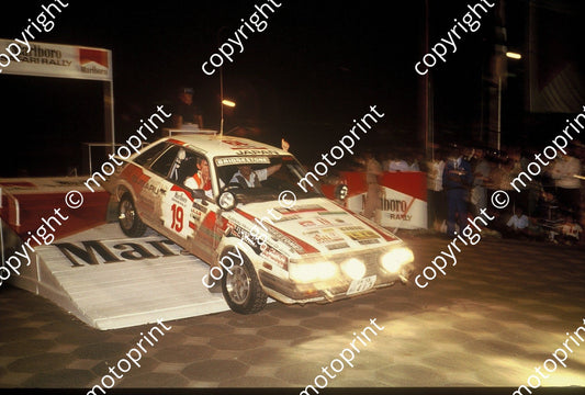 1983 Safari 19 Vic Elford, Chris Bates Suburu Leone 1600 (courtesy Roger Swan)