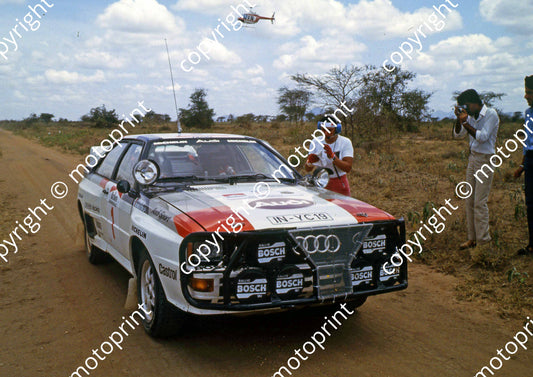 1983 Safari 1 Michele Mouton, Fabrizia Pons Audi Quattro A1 (Roger Swan) (9)