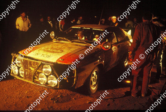 1983 Safari 1 Michele Mouton, Fabrizia Pons Audi Quattro A1 night service (courtesy Roger Swan) (39)