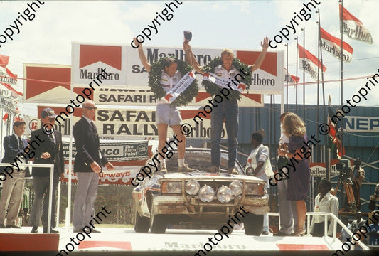 1983 Safari 2 Ari Vatanen, Terry Harryman Opel 400 winners finish (courtesy Roger Swan) (3)