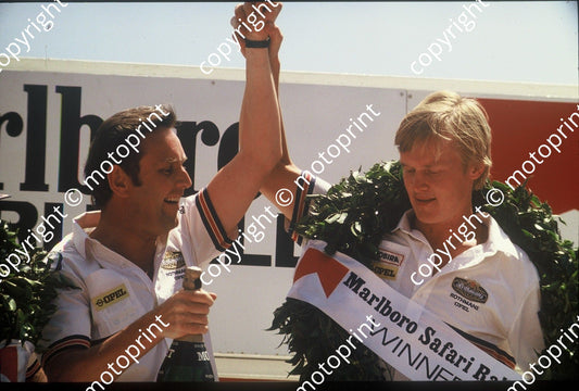 1983 Safari 2 Team Rothmans and  Ari Vatanen (courtesy Roger Swan) (436)