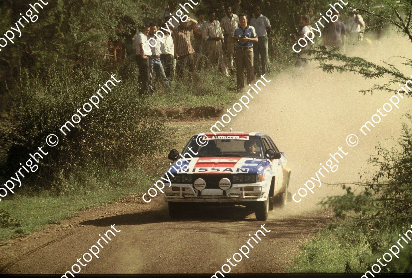 1983 Safari 3 Timo Salonen, Seppo Harjanne Nissan 240RS (courtesy Roger Swan) (13)