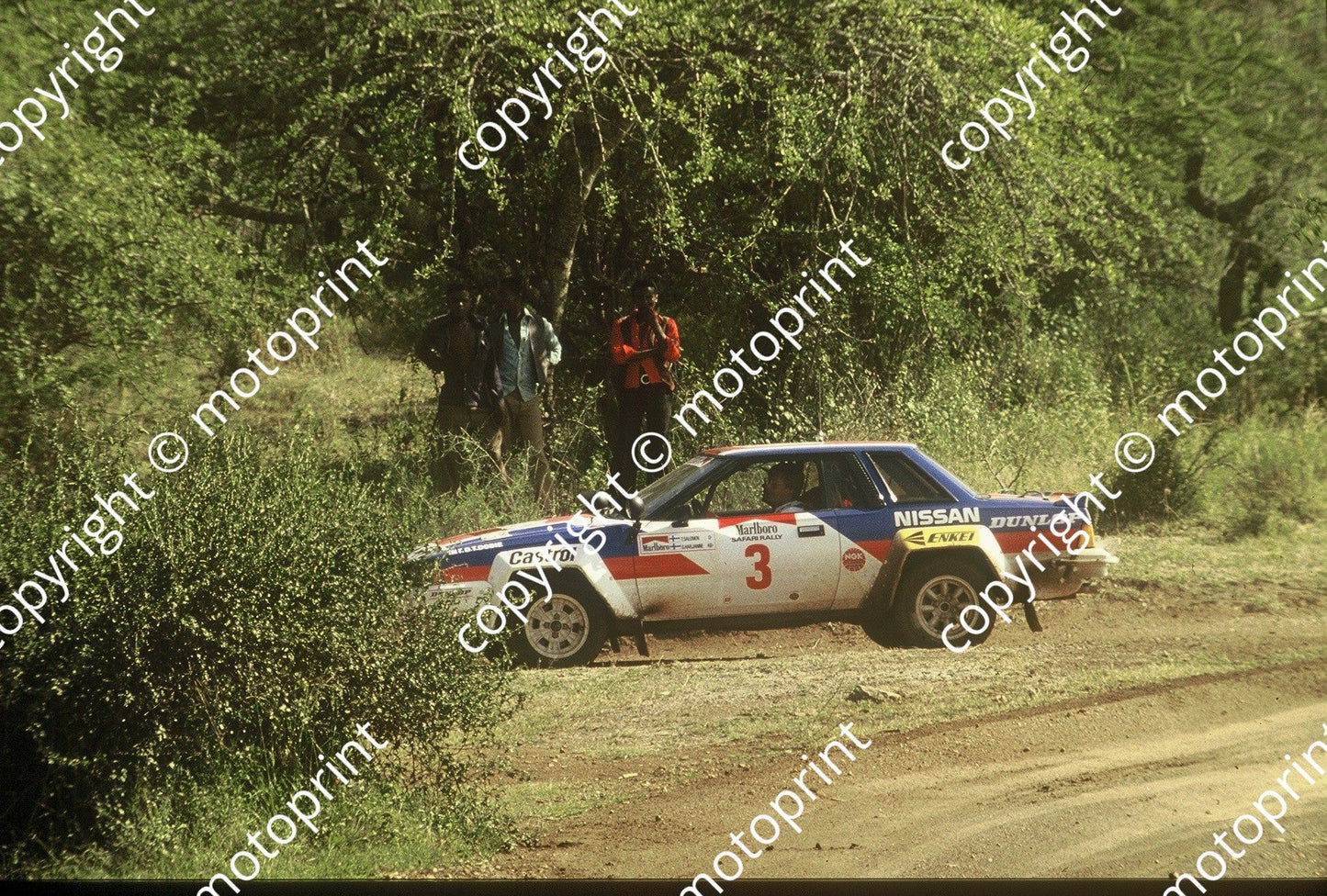 1983 Safari 3 Timo Salonen, Seppo Harjanne Nissan 240RS (courtesy Roger Swan) (2)