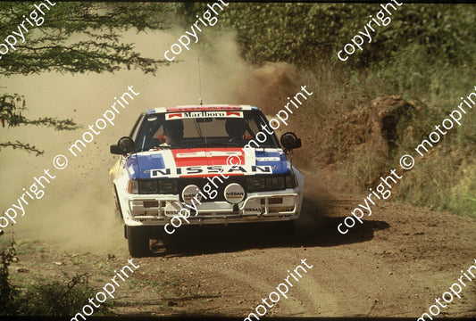 1983 Safari 3 Timo Salonen, Seppo Harjanne Nissan 240RS (courtesy Roger Swan) (3)