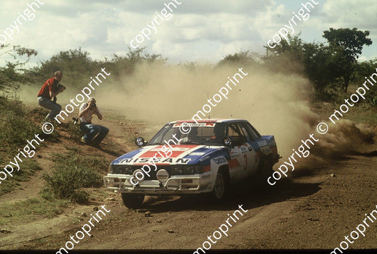 1983 Safari 3 Timo Salonen, Seppo Harjanne Nissan 240RS (courtesy Roger Swan) (5)