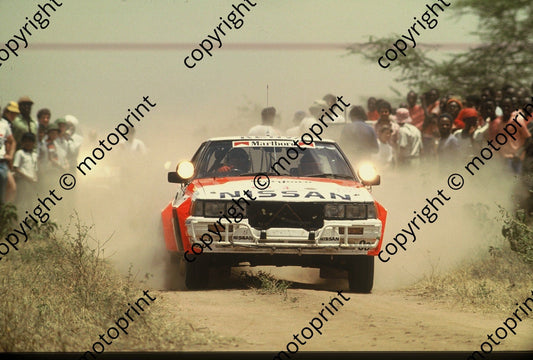 1983 Safari 4 Shekhar Mehta, Rob Combes Nissan 240RS (courtesy Roger Swan) (2)