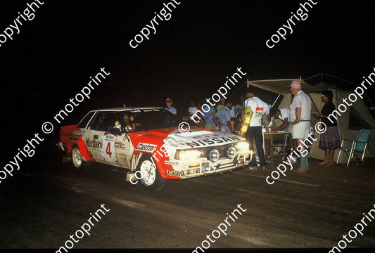 1983 Safari 4 Shekhar Mehta, Rob Combes Nissan 240RS night control (courtesy Roger Swan) (1)