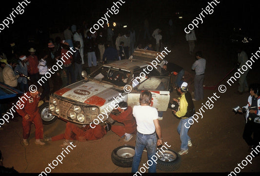 1983 Safari 6 Hannu Mikkola, Arne Hertz Audi Quattro A1 night service (courtesy Roger Swan)  (10)