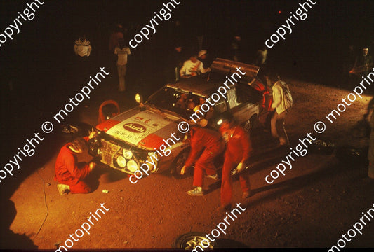 1983 Safari 6 Hannu Mikkola, Arne Hertz Audi Quattro A1 night service (courtesy Roger Swan)  (4)