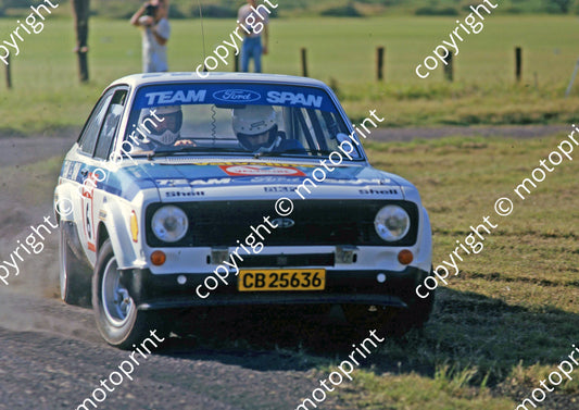1983 Valvoline 6 Serge Damseaux....Escort (courtesy Roger Swan) (4)