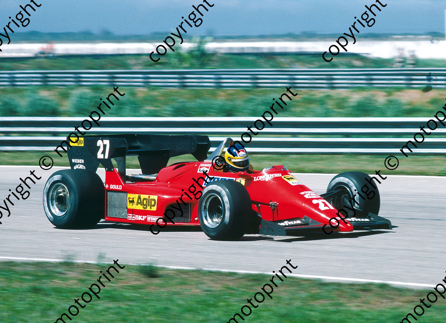 1984 Brazilian GP Michele Alboreto  Ferrari 126C4