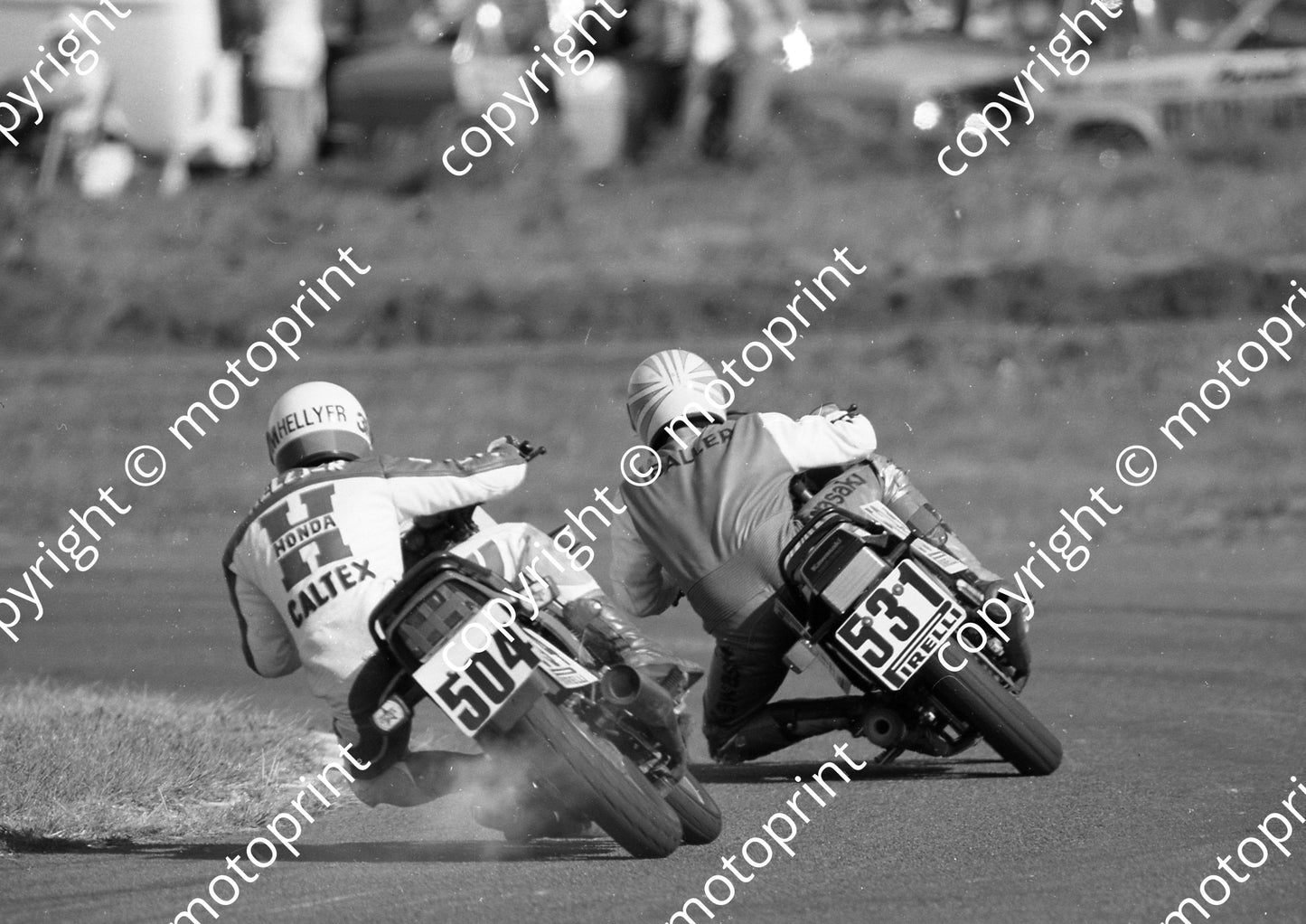 1984 EL Brut GP MC 504 Kevin Hellyer Honda 531 Klaus Baller Kawasaki (Colin Watling Photographic) (27)