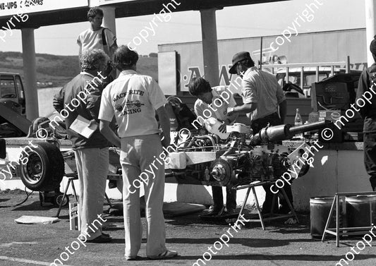 1984 EL F2 Brut GP 14 15 Rack Rite team (permission Malcolm Sampson Motorsport Photography)