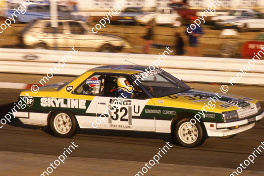 1984 Gp 1 Alfa Tfy U32 Hannes Grobler Nissan Skyline (Courtesy Roger Swan) (2)