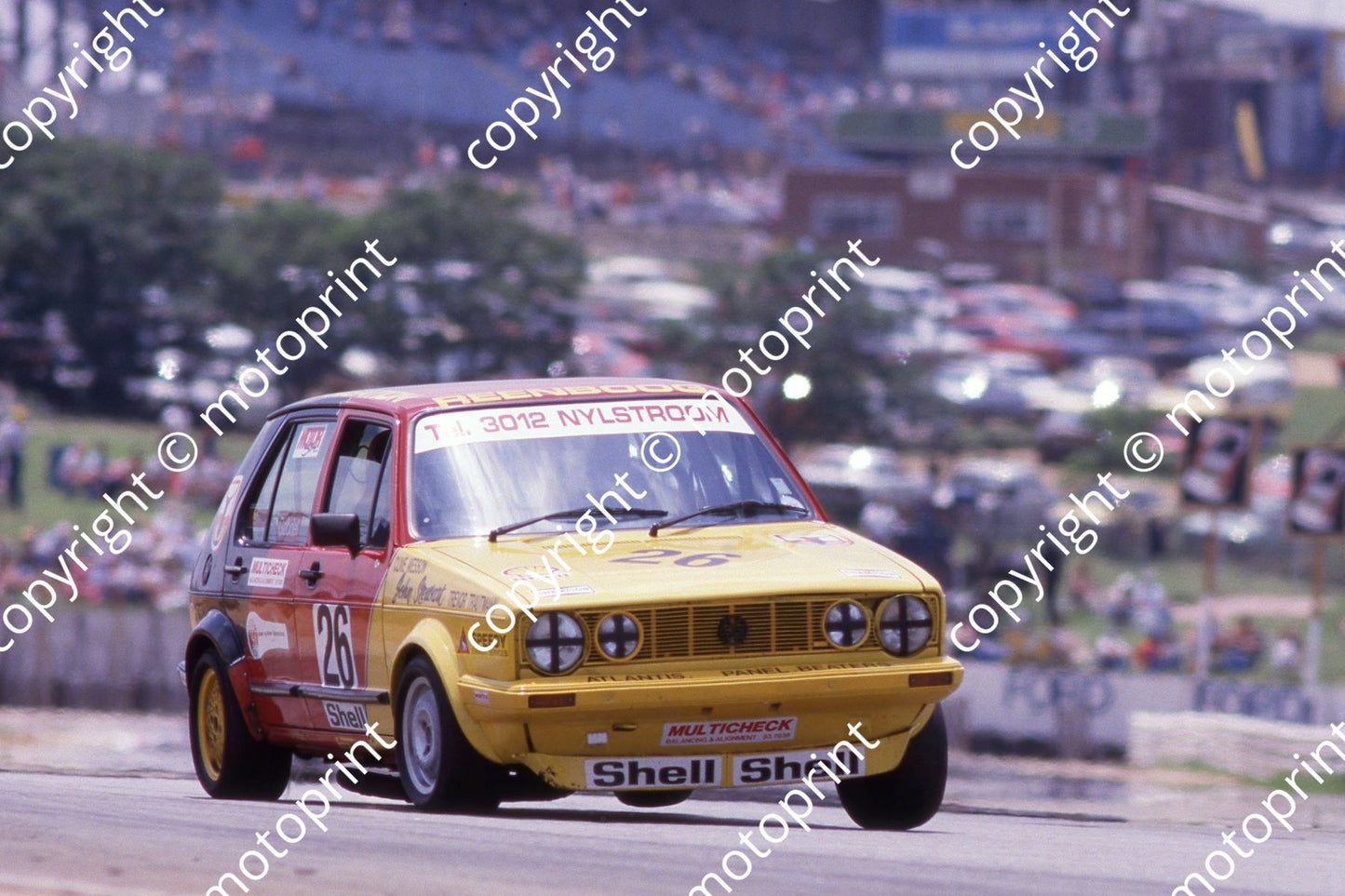 1984 Kya 1000 26 John Stewart Clive Wesson Trevor Trautman VW Golf Gti  (Courtesy Roger Swan)(134)