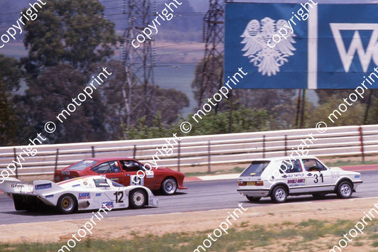 1984 Kya 1000 31 Hettema, Sapiro Fekken Golf GTi, 41 N Bianco Chatz Alfa GTV 12 Schornstein Pescarolo Winter Porsche 956 (Courtesy Roger Swan) 042