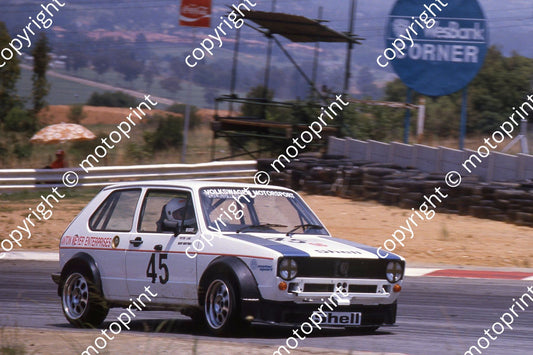 1984 Kya 1000 45 Peter Lanz, Geoff Mortimer, George Bezuidenhout VW Golf GTi  (Courtesy Roger Swan) (3)