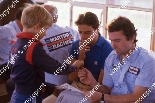 1984 Kya 1000 Alessandro Nannini, Bob Wollek (Courtesy Roger Swan) (97)