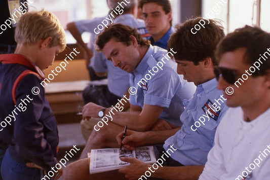 1984 Kya 1000 Nannini (top), Wollek, Barilla, Patrese (Courtesy Roger Swan) (107)
