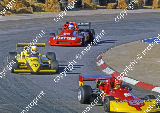 1984 Kya F2 July 55 Alan Dnlop March 77B 20 Klaus Grogor March 832 56 Mike Peter March(courtesy Roger Swan) (57)