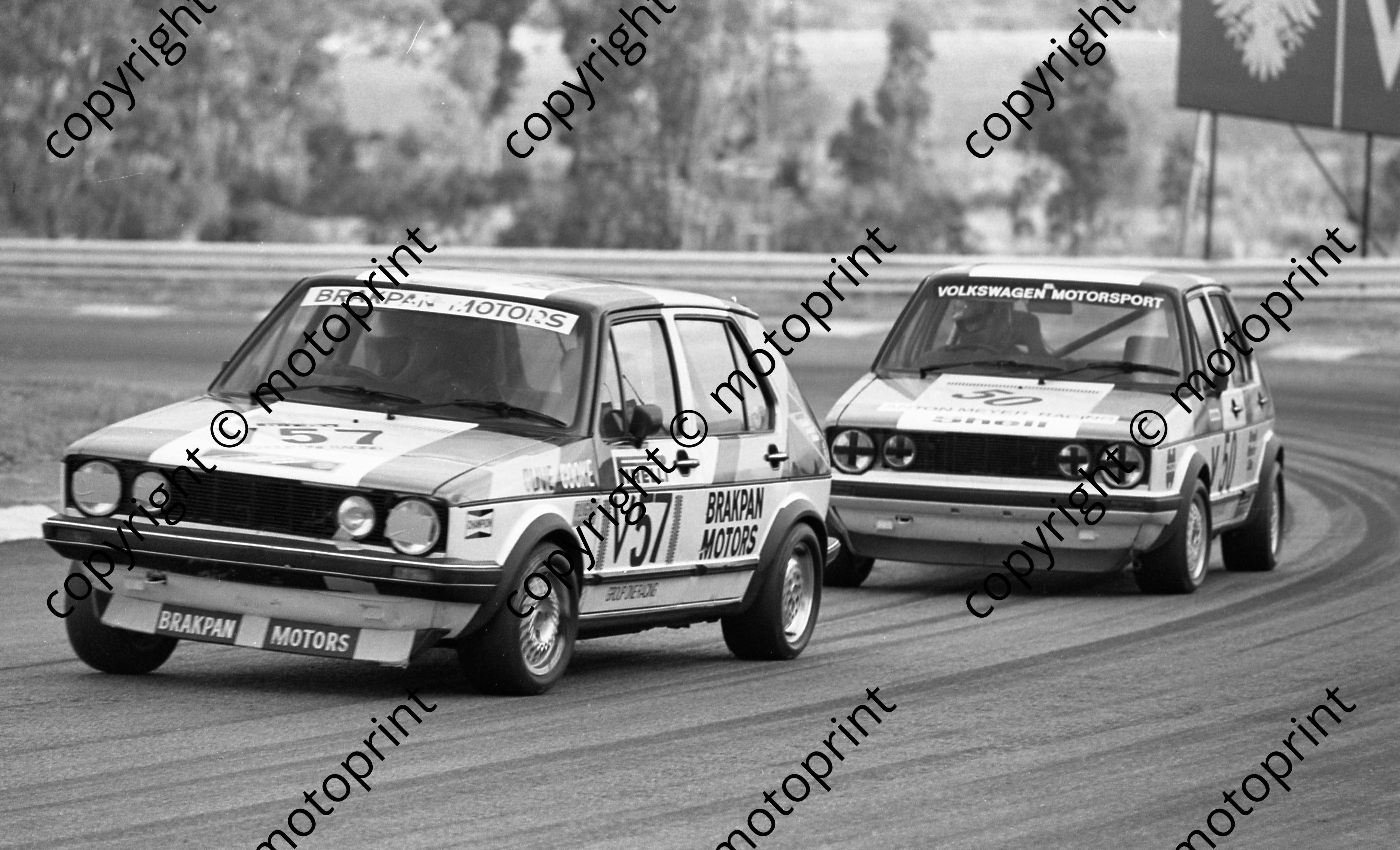 1984 Kya Gp1 57 Clive Cooke Golf GTi1 800 50 Sarel vd Merwe Golf GTi 1 ...