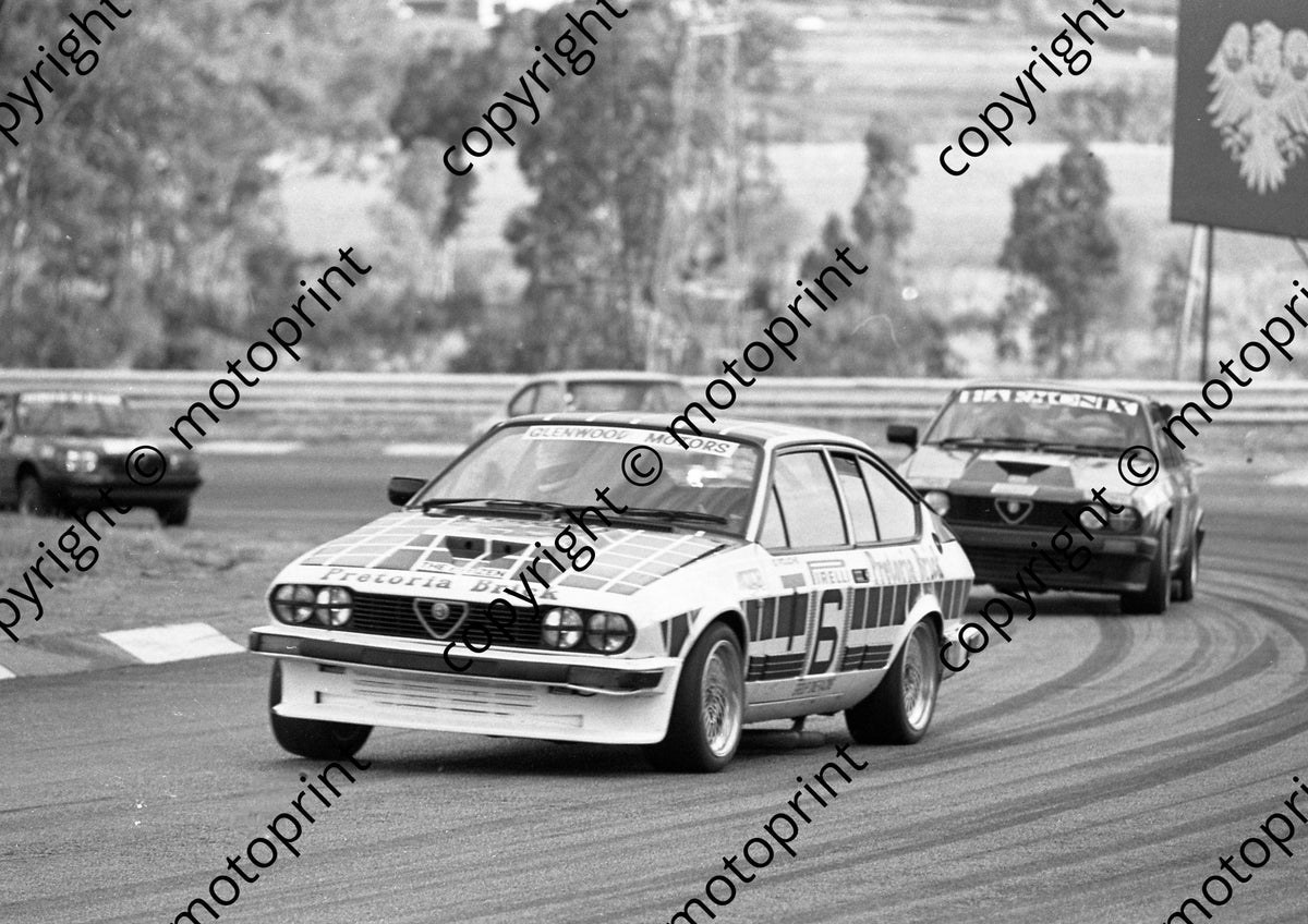 1984 Kya Gp1 6 George Fouche Alfa GTV6 (Colin Watling Photographic) (3 ...