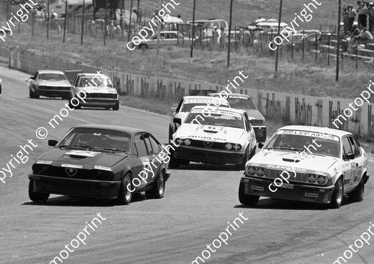 1984 Kya Gp1 7 Nicola BIanco 2 Mick Formato 6 George Fouche Alfa GTV6s (Colin Watling Photographic) (2)