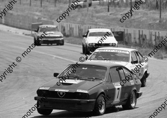 1984 Kya Gp1 7 Nicola BIanco 2 Mick Formato Alfa GTV6s (Colin Watling Photographic) (3)