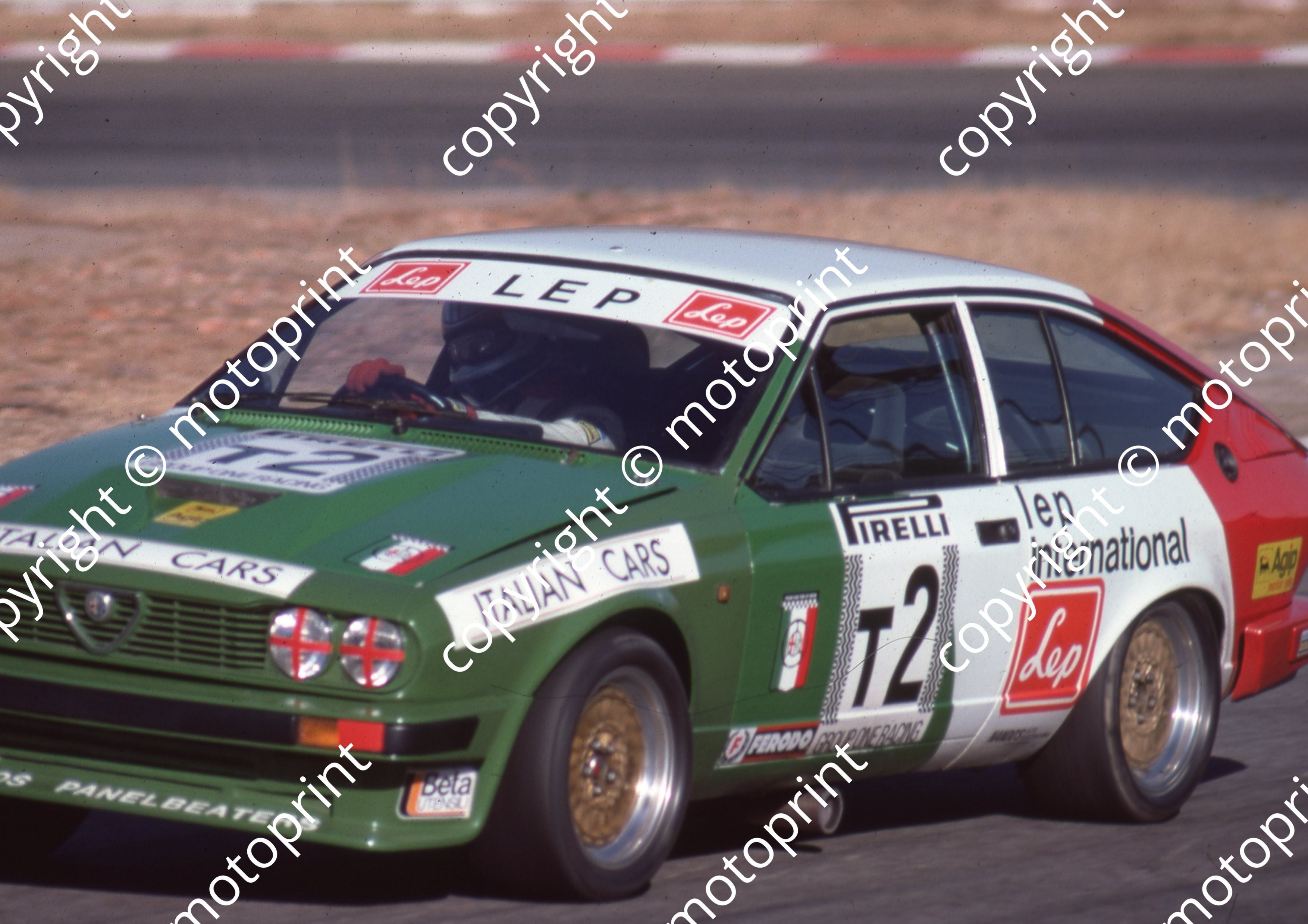 Gar Formato 1984 Kya Gp1 T2 Gary Formato Alfa GTV6 (Colin Watling Photographic) (1 ...