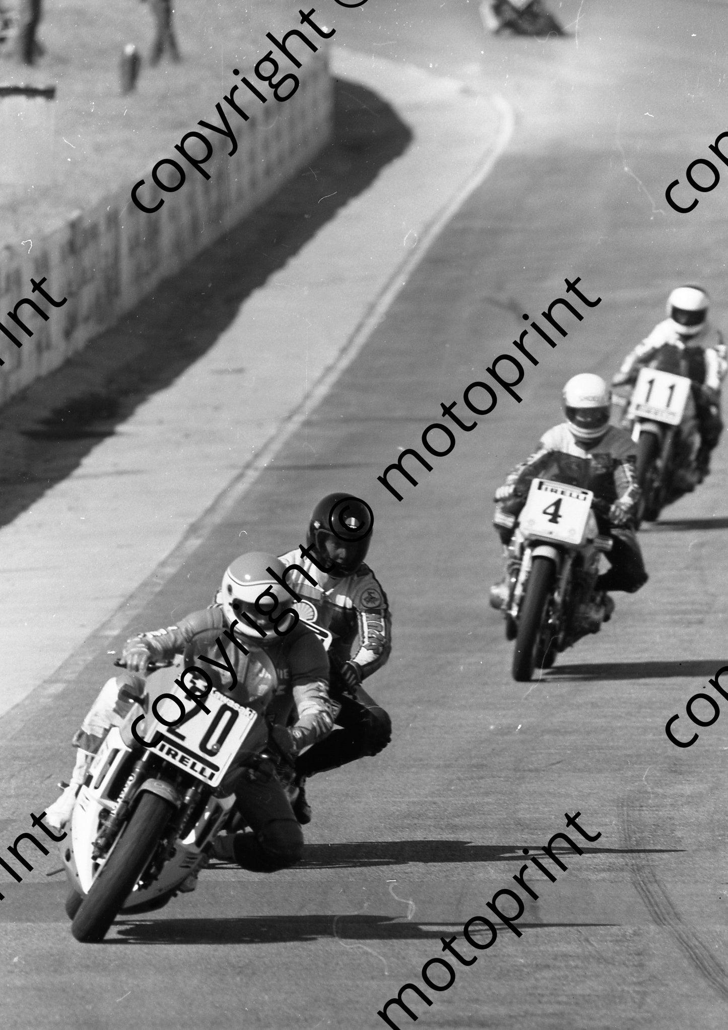 1984 Kya MC 20 Jamie Thomas SBK Kawasaki 3  Dave Hiscock Suzuki 4  Wayne Heasman Suzuki (Colin Watling Photographic) (22)