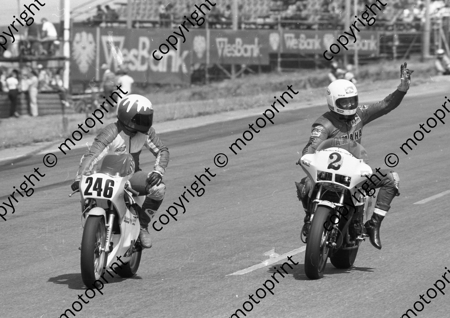 1984 Kya MC 246... 2 Alistair Janczuk Yamaha  (Colin Watling Photographic) (23)