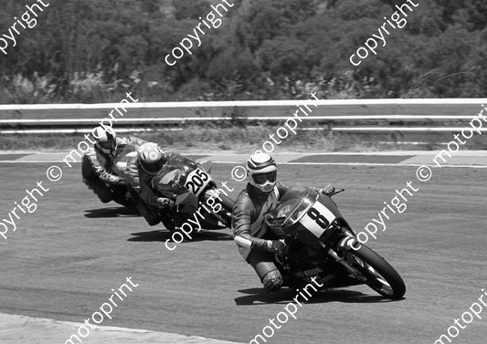 1984 Kya MC 8 Trajan Grobler F1 Roama Rand Spl, 205 Danny Bristol 203 Len de Bon Yamahas (Colin Watling Photographic) (21)