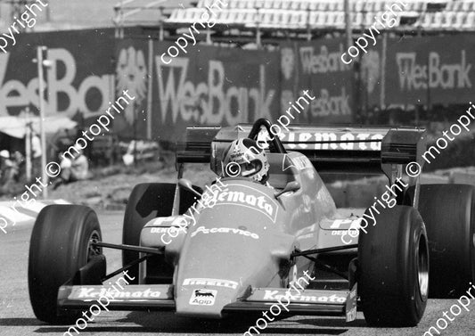 1984 SA GP 24 Piercarlo Ghinzani Osella Alfa FA1F (Colin Watling Photographic) (2)