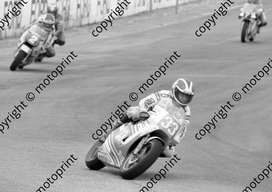 1984 SA GP 250 33 Sito Pons Kobas 2 Christian Sarron Yamaha (Colin Watling Photographic) (114)