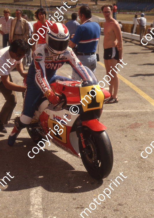1984 SA GP 500 1 Freddie Spencer Honda (Colin Watling Photographic) (8)