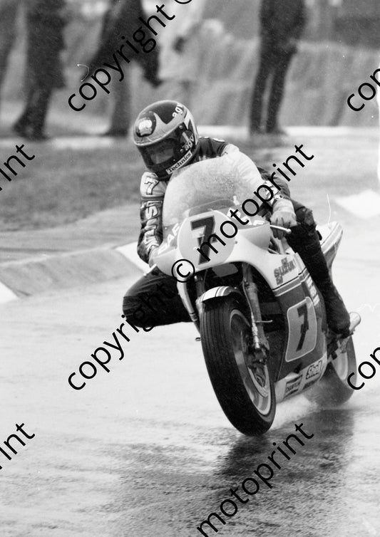 1984 SA GP 500 7 Barry Sheene Suzuki (Colin Watling Photographic) (107)