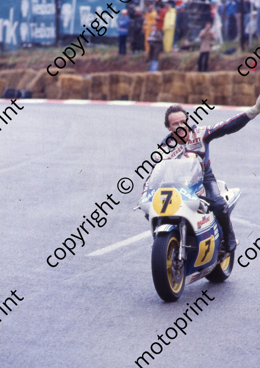 1984 SA GP 500 7 Barry Sheene Suzuki (Colin Watling Photographic) (3)