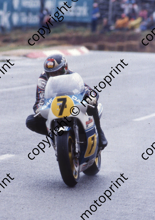 1984 SA GP 500 7 Barry Sheene Suzuki (Colin Watling Photographic) (4)